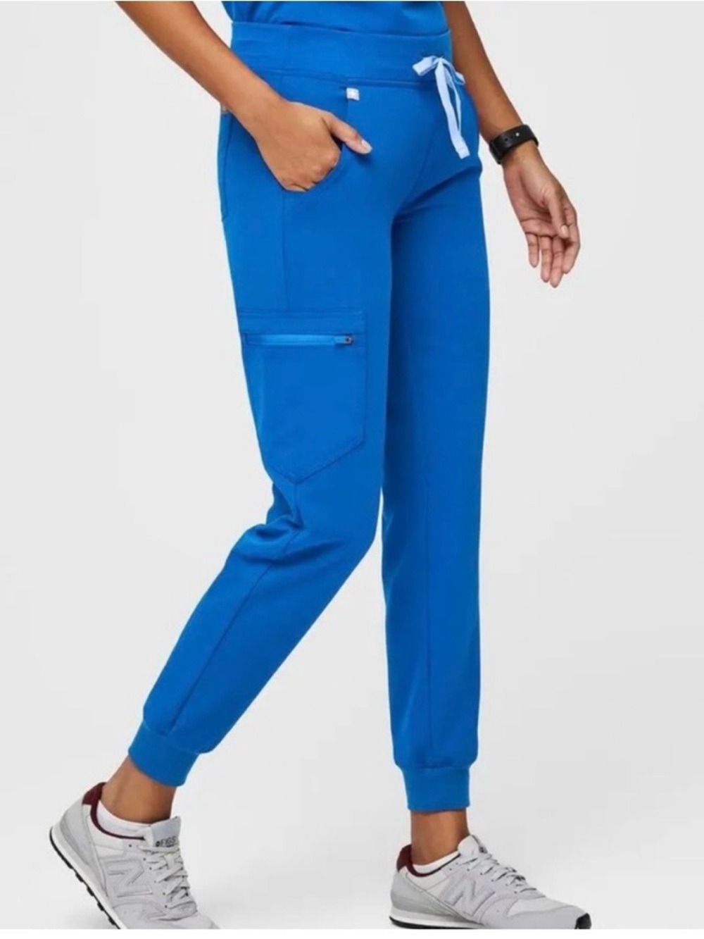 Figs Bright Blue Jogger Scrub Pants